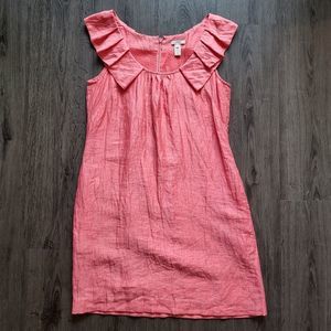 J.Crew dress, coral crinkle size 8